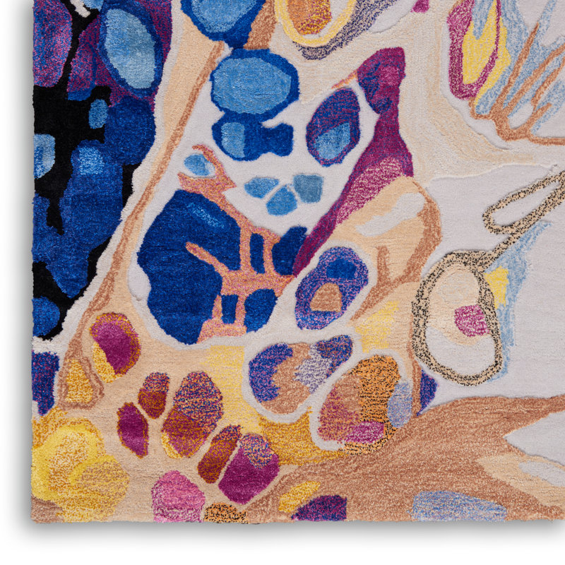 Wrought Studio Alvar Multicolor Rug Wayfair